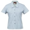 Years 11-12 Girls Blouse (all other sizes) - grey white stripe