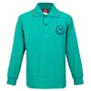 Long Sleeve Polo Shirt - shelly jade